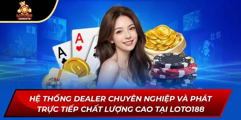 Hệ thống dealer chuyên nghiệp và phát trực tiếp chất lượng cao tại Loto188 Hệ thống dealer chuyên nghiệp và phát trực tiếp chất lượng cao tại Loto188